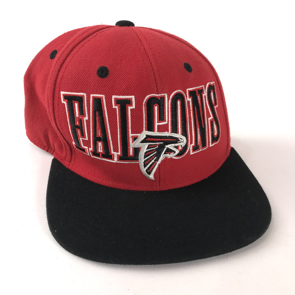 Atlanta Falcons spellout flat brim snapback hat cap Reebok